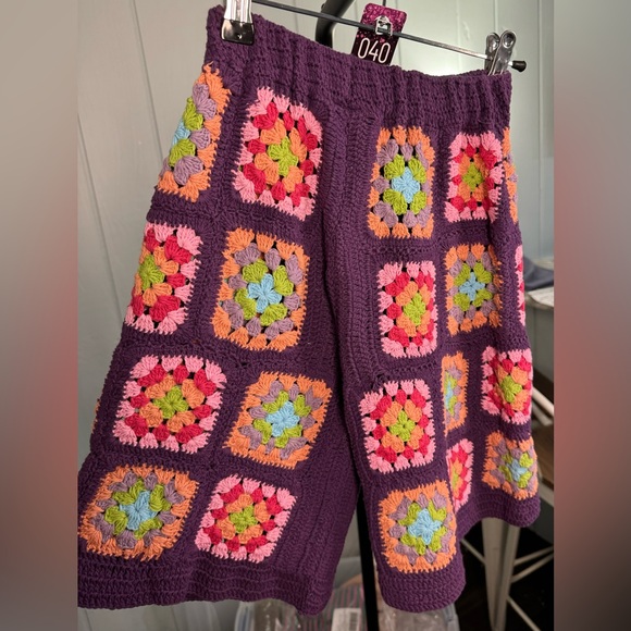 NWOT Free People x Flook Frances Long Shorts - Purple Combo - XS - Picture 4 of 5